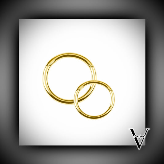 Ring oro con cerniera