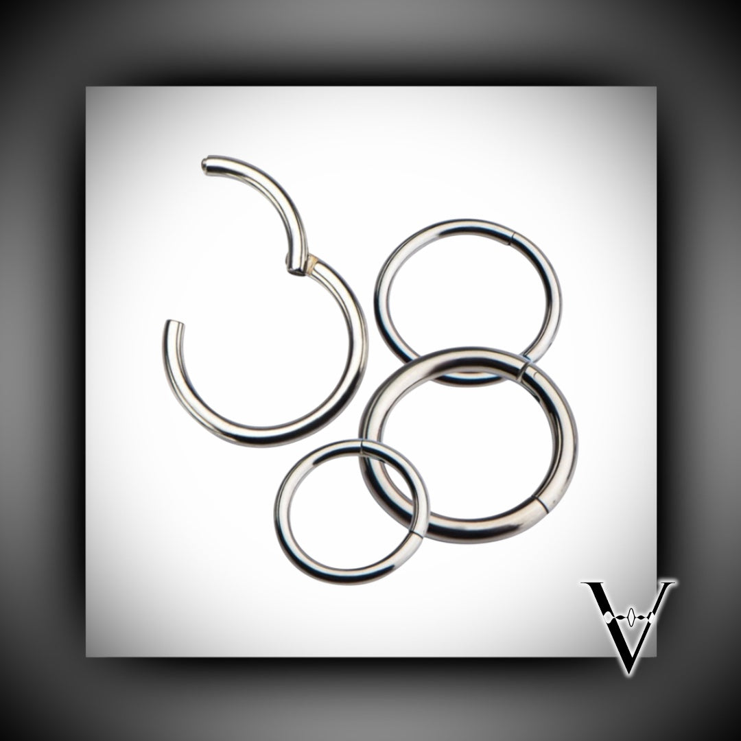 Ring argento con cerniera