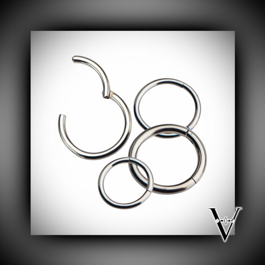 Ring argento con cerniera