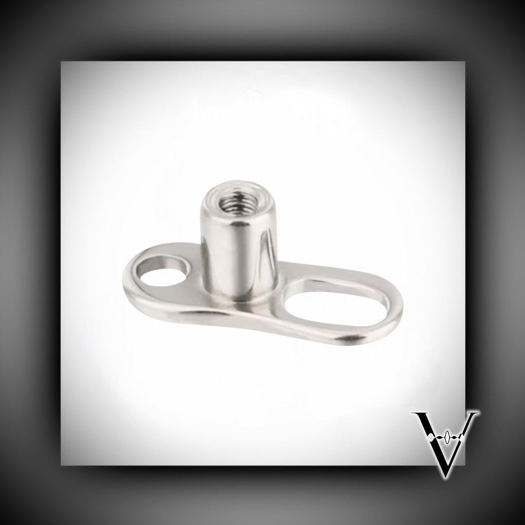 2 Holes Dermal Anchor